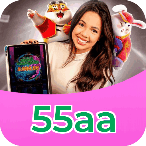 Passo a passo visual mostrando processo de download e instalação do aplicativo 55aa